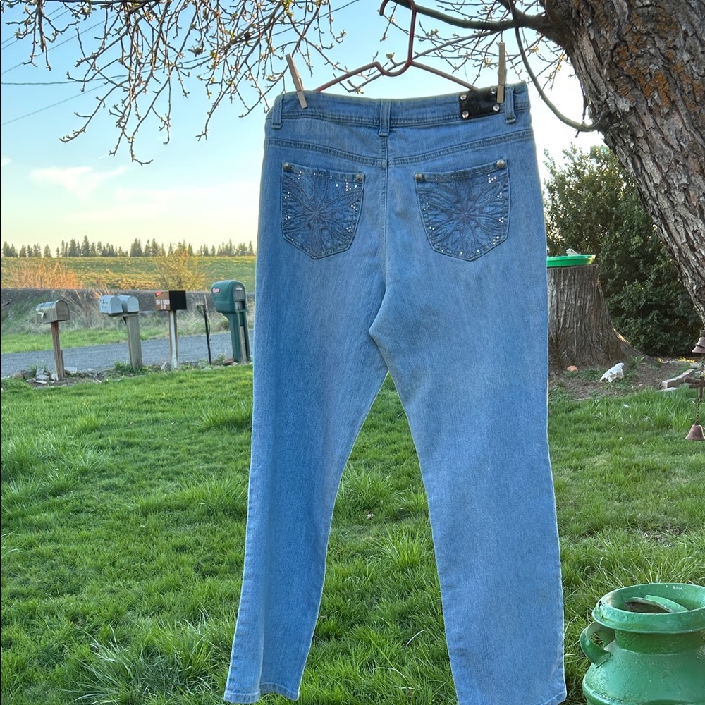 Style and Co. Blue Women’s Jeans with Embellished Back Pockets